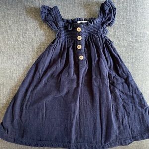 Jamie Kay 6-12m dress muslin peacock